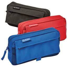 herlitz Stifte-Tasche mit Netztasche, farbig sortiert