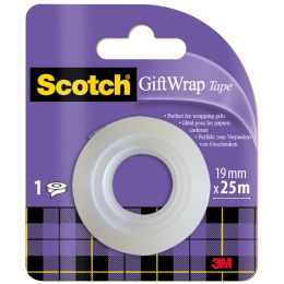 Scotch Geschenk-Klebefilm GiftWrap Tape, 19 mm x 25 m