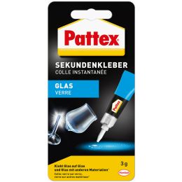Pattex Sekundenkleber Glas flüssig, 3 g Tube