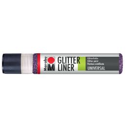 Marabu Effektfarbe Glitter-Liner, glitter-wei, 25 ml