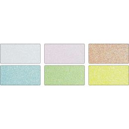 folia Glitterkarton-Block Basic, 170 x 245 mm, 300 g/qm