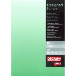 agipa Design-Papier, DIN A4, 80 g/qm,Farbverlauf smaragdgrün
