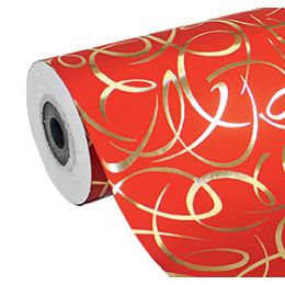 Clairefontaine Geschenkpapier Arabesque rot, Secare-Rolle