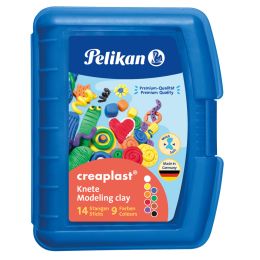 Pelikan Kinderknete Creaplast, Kunststoffbox blau