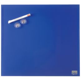 nobo Glas-Magnettafel, (B)450 x (H)450 mm, blau