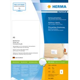 HERMA PREMIUM Universal-Etiketten, 105 x 148 mm, wei