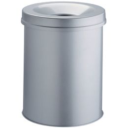 DURABLE Papierkorb SAFE, rund, 30 Liter, grau