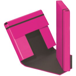 PAGNA Heftbox Trend Colours, DIN A4, dunkelrosa