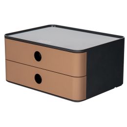 HAN Schubladenbox SMART-BOX ALLISON, 2 Schbe, caramel brown