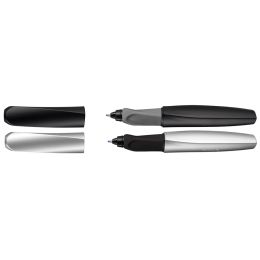 Pelikan Twist Tintenroller, silber/schwarz
