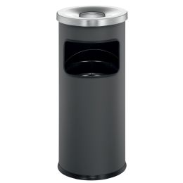 DURABLE Papierkorb SAFE, mit Ascher, 17 Liter, schwarz
