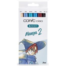 COPIC Marker ciao, 5+1 Set Manga 2