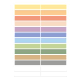 HERMA Stift-Etiketten HOME, farbig sortiert, Acryl-Display