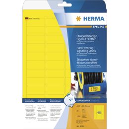 HERMA Signal-Etiketten SPECIAL, 63,5 x 29,6 mm, gelb