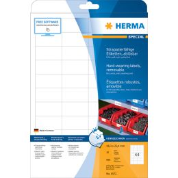 HERMA Folien-Etiketten SPECIAL, 66 x 33,8 mm, ablsbar