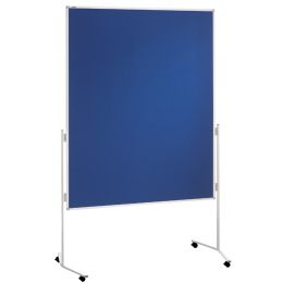 FRANKEN Moderationstafel ECO, 1.200 x 1.500 mm, Filz, blau