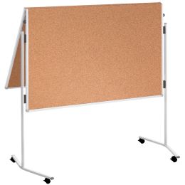FRANKEN Moderationstafel ECO, 2x 750 x 1.200 mm, Kork braun