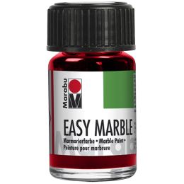 Marabu Marmorierfarbe Easy Marble, wei, 15 ml, im Glas