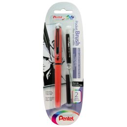 PentelArts Brush Pen Pinselstift, Gehuse schwarz
