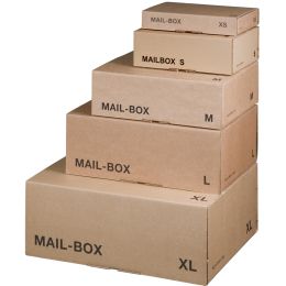 SMARTBOXPRO Paket-Versandkarton MAIL BOX, Gre: XS, braun