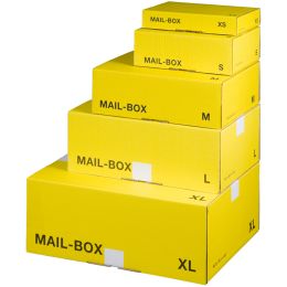 SMARTBOXPRO Paket-Versandkarton MAIL BOX, Gre: S, gelb