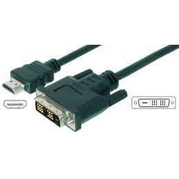 DIGITUS Adapterkabel High Speed, HDMI-A - DVI-D, 5,0 m