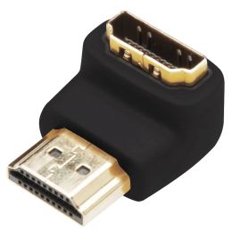 DIGITUS HDMI Knick-Adapter, 90 Grad gewinkelt, HDMI-A