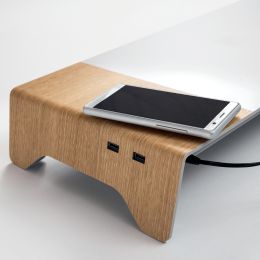 sigel Monitorstnder smartstyle, USB und Induktionsladegert