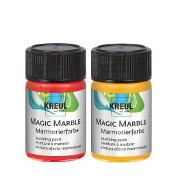 KREUL Marmorierfarbe Magic Marble, sonnengelb, 20 ml