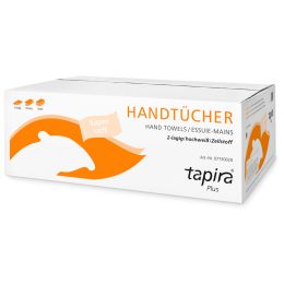 Tapira Handtuchpapier Plus, 203 x 320 mm, W-Falz, hochwei