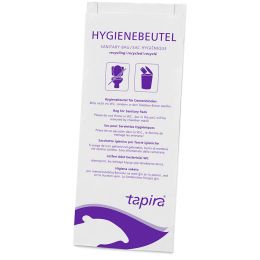 Tapira Papier-Hygienebeutel, bedruckt, wei