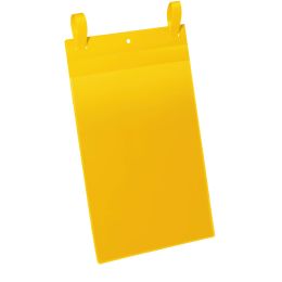 DURABLE Gitterboxtasche, mit Lasche A5 quer, gelb