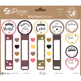 AVERY Zweckform ZDesign Trend Sticker KCHE Made with Love