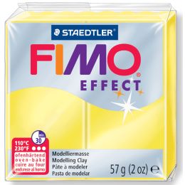 FIMO EFFECT Modelliermasse, ofenhrtend, transparent-rot