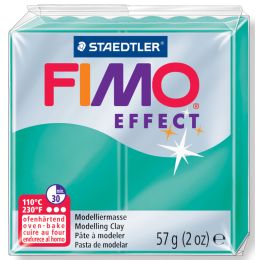 FIMO EFFECT Modelliermasse, ofenhrtend, transparent-grn