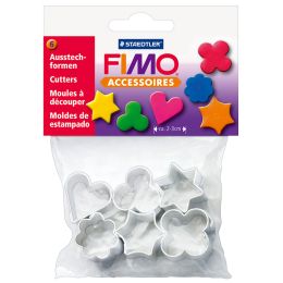 FIMO Ausstechformen fr Modelliermasse, aus Metall, 6 Motive
