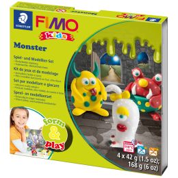 FIMO kids Modellier-Set Form & Play Monster, Level 1