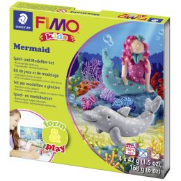 FIMO kids Modellier-Set Form & Play Mermaid, Level 3
