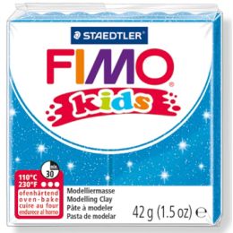 FIMO kids Modelliermasse, ofenhrtend, glitter-rot, 42 g