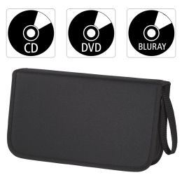 hama CD-/DVD-Tasche, Nylon, fr 104 CDs/DVDs, schwarz