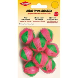 KLEIBER Mini-Waschbälle, rosa/grün