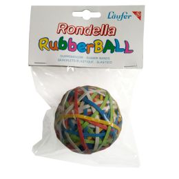 Lufer Gummibnder RONDELLA Rubberball im Beutel - 130 g