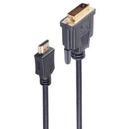 shiverpeaks BASIC-S HDMI - DVI-D 24+1 Kabel, Lnge: 1,0 m