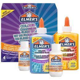 ELMERS Slime Set Color Changing Slime Kit, 4-teilig