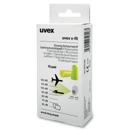 uvex Einweg-Gehrschutzstpsel x-fit Karton, lime