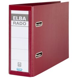ELBA Ordner rado plast - DIN A5 quer, Rckenbr.: 75 mm, rot