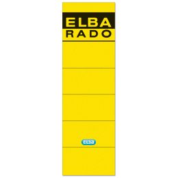 ELBA Ordnerrücken-Etiketten ELBA RADO - kurz/breit, gelb