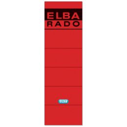 ELBA Ordnerrücken-Etiketten ELBA RADO - kurz/breit, rot