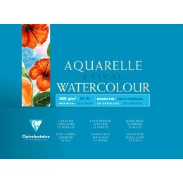 Clairefontaine Knstlerblock Aquarelle ETIVAL, 180 x 240 mm