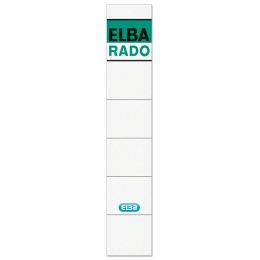 ELBA Ordnerrücken-Etiketten ELBA RADO - kurz/schmal, weiß